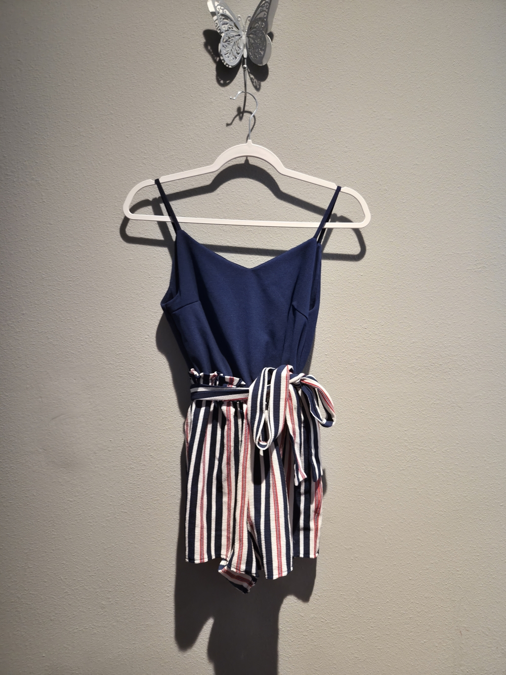 Anthropologie Navy Blue Sleeveless Blouse